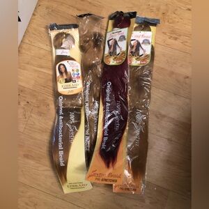Hair Extensions - Golden Brown/Burgundy